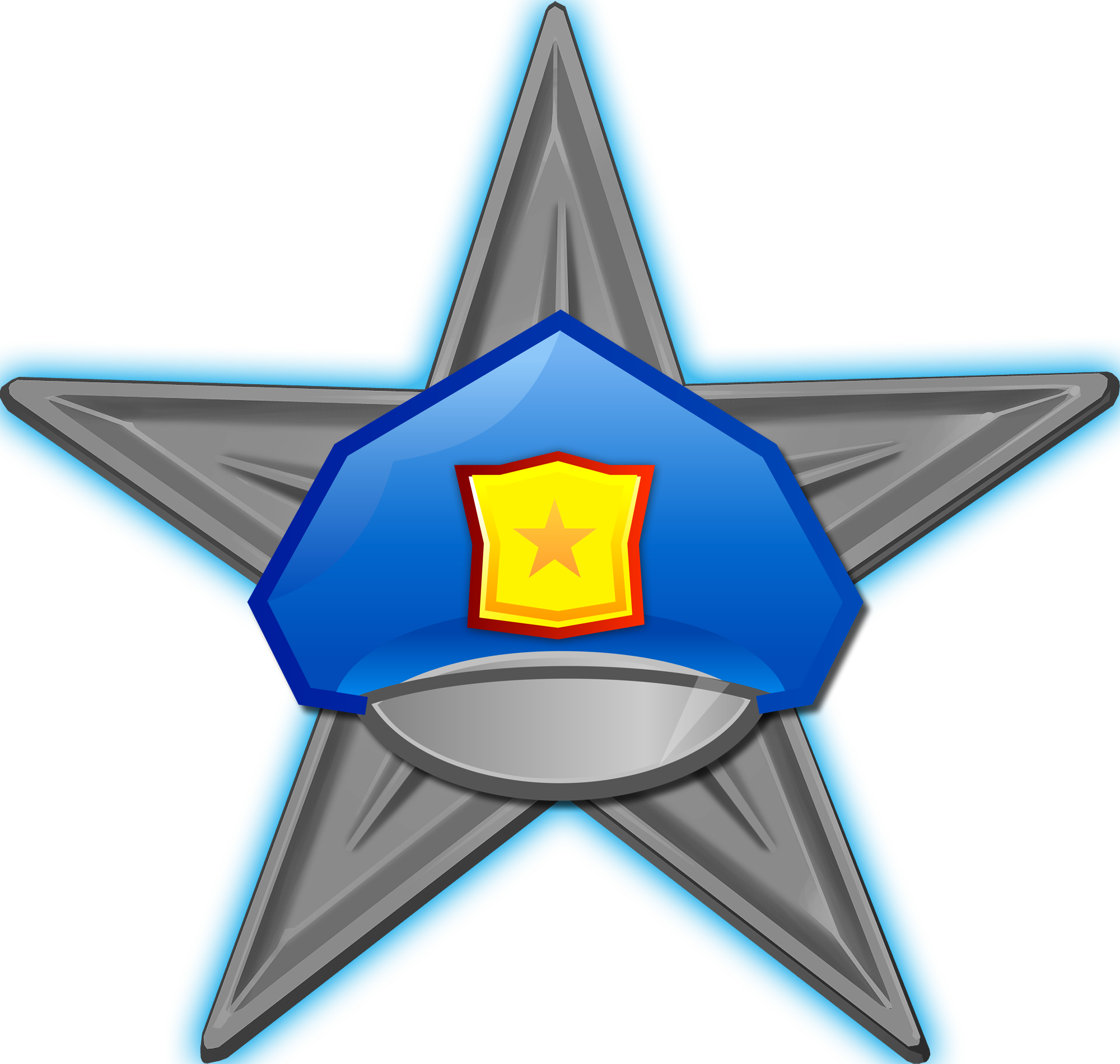 Police Barnstar Hires - Islam Clipart (2000x1900), Png Download