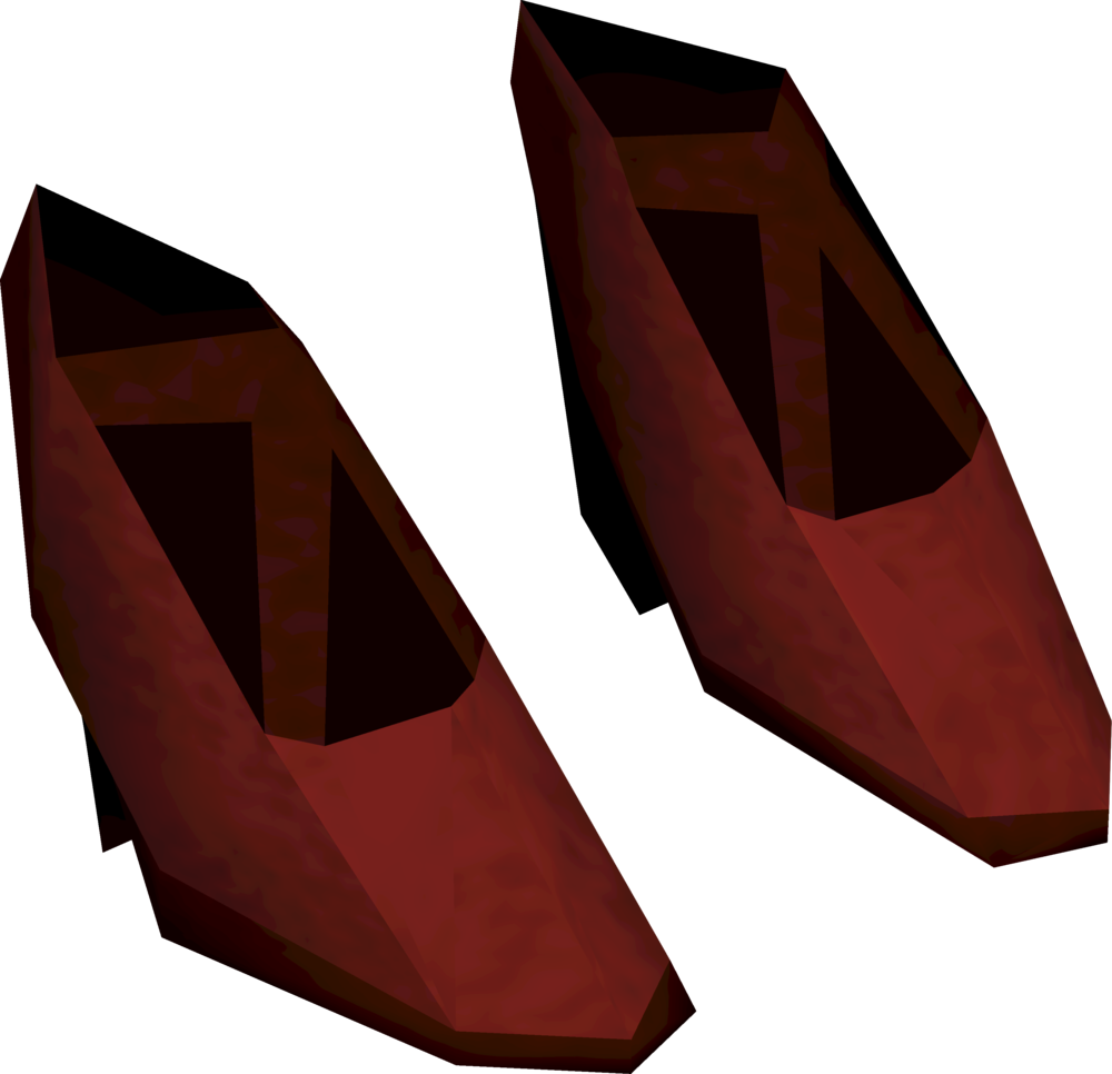 The Red Wushanko Shoes Are Part Of The Wushanko Outfit - Plywood Clipart (1000x966), Png Download