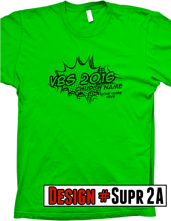 All Shirts Are Designed To Be Customized For Your Vbs - T Shirt Clipart (550x715), Png Download