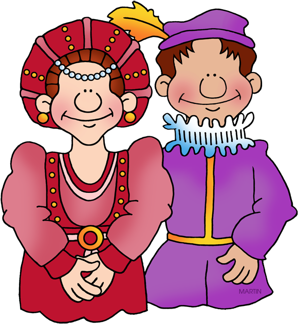 The Tudors - Middle Ages Phillip Martin Clipart (607x648), Png Download