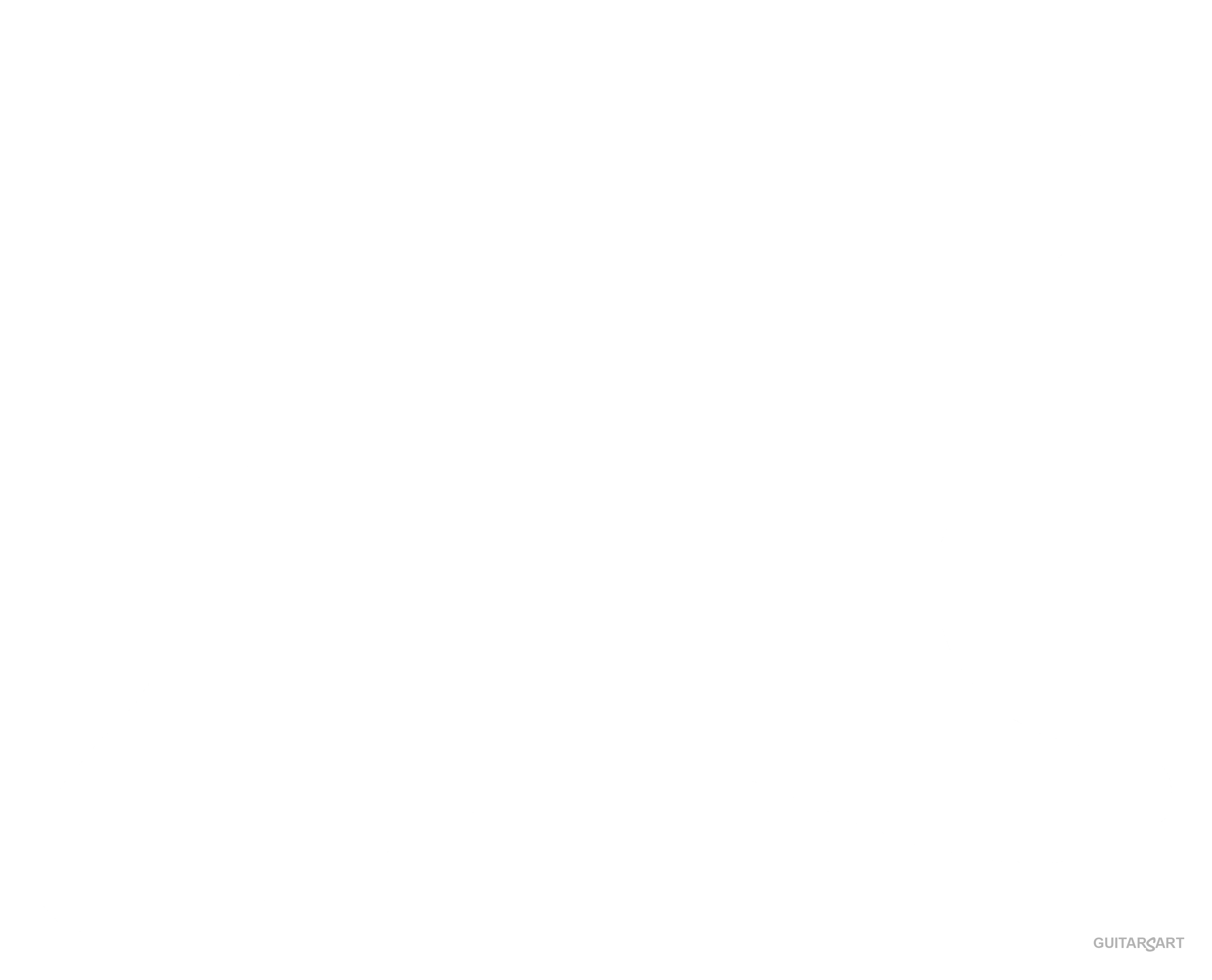 Stratocaster Guitarsart Clipart (3709x3000), Png Download