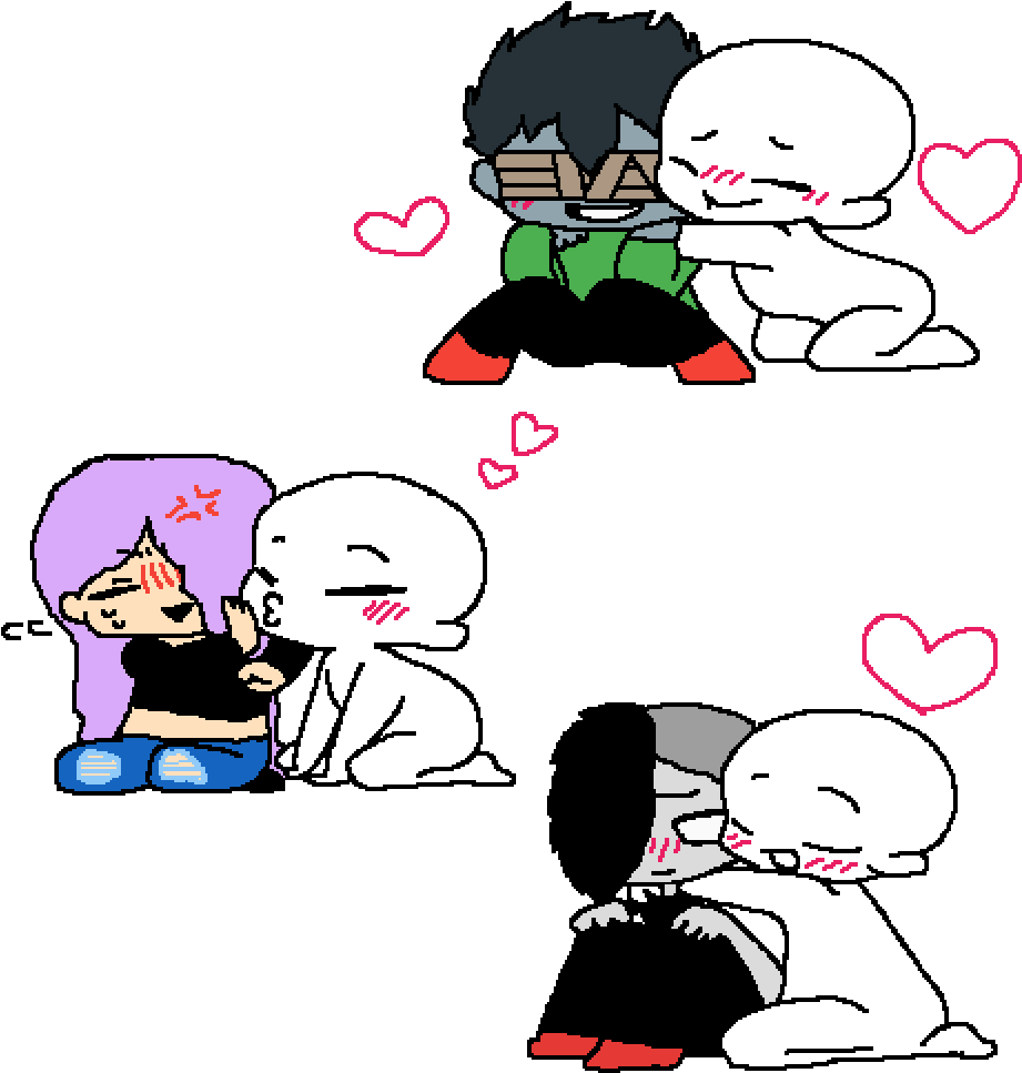 Was Gonna Make Another Male Oc But Was To Lazy - Cartoon Clipart (1000x1000), Png Download