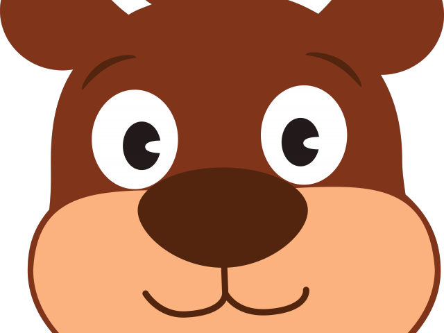 Claw Clipart Bear Face - Cute Bear Face Png Transparent Png (640x480), Png Download