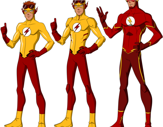 Flash Clipart Water - Young Justice Kid Flash - Png Download (640x480), Png Download