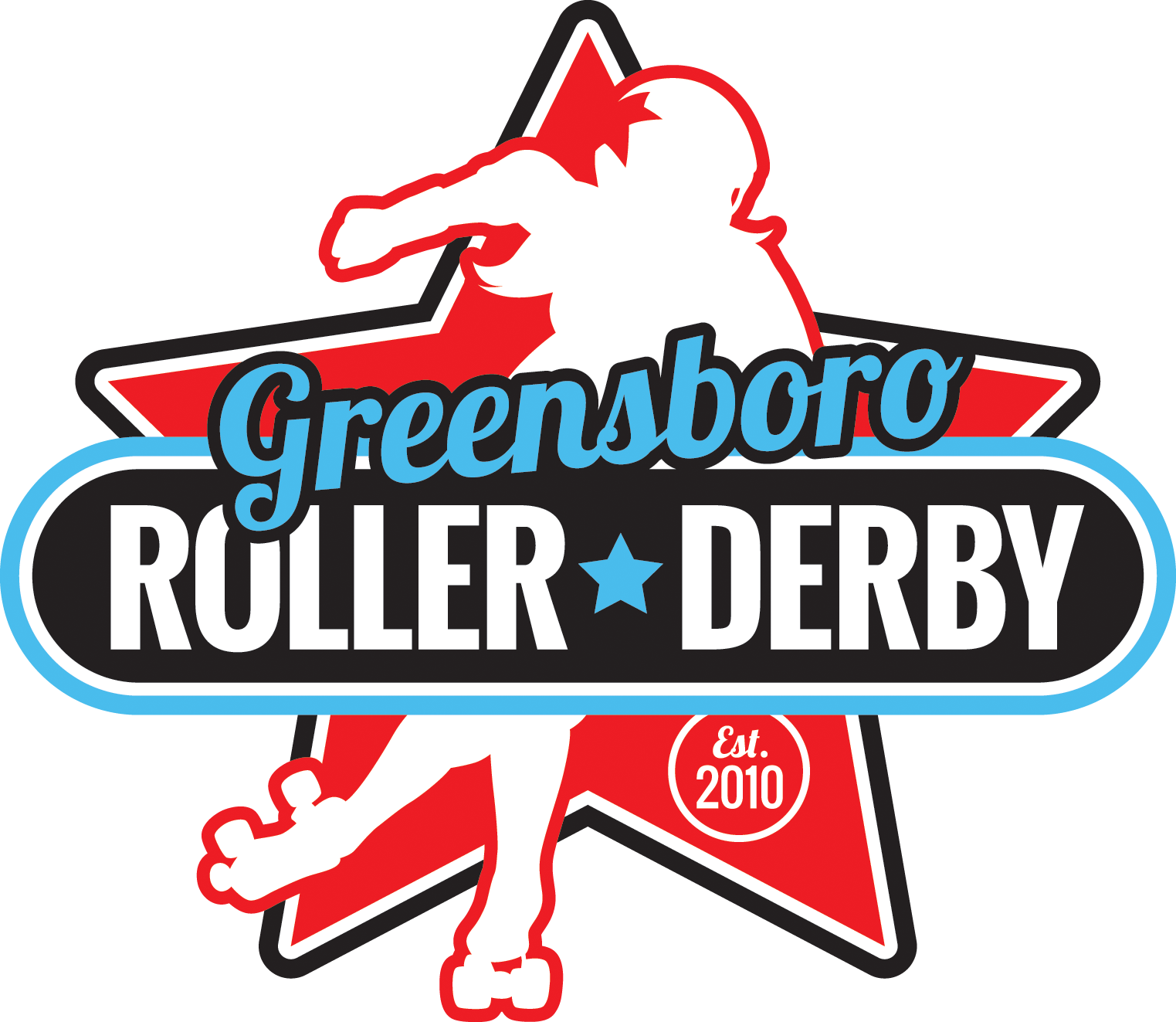 Greensboro Roller Derby Clipart (1523x1323), Png Download