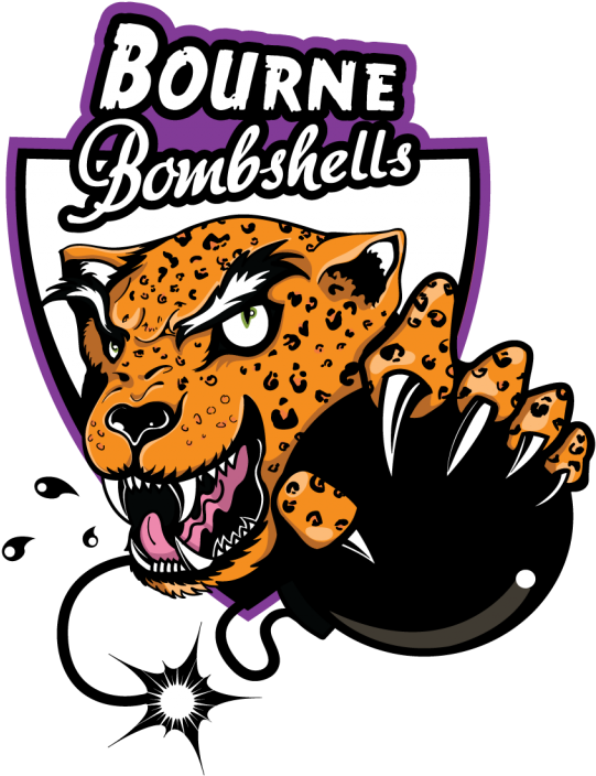 Eastbourne Roller Derby - Cartoon Clipart (640x767), Png Download