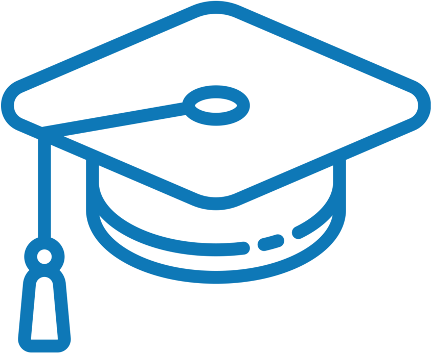 Key Achievements Icons Blue Education - Diplome Dessin Clipart (1000x1000), Png Download