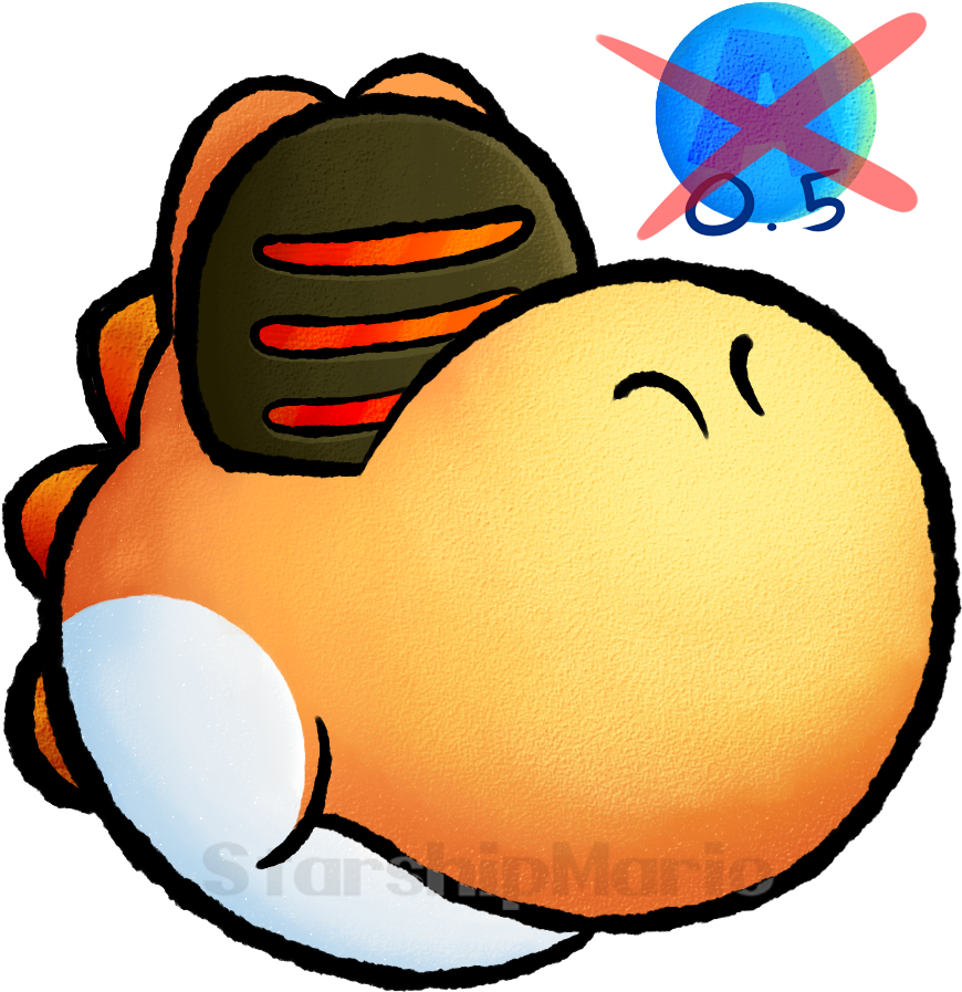 Qpu Misaligned Starshipmario Clipart (894x923), Png Download