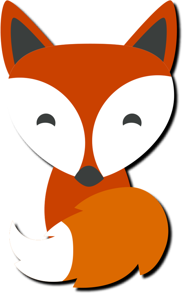 Fox Cute Woodlandcreatures Freetoedit - 狐狸 卡通 Clipart (1024x1024), Png Download