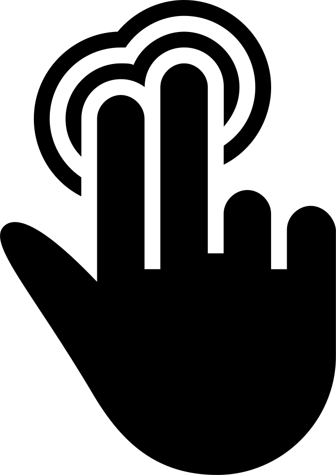 Touching Fingers Comments - Sign Clipart (694x980), Png Download