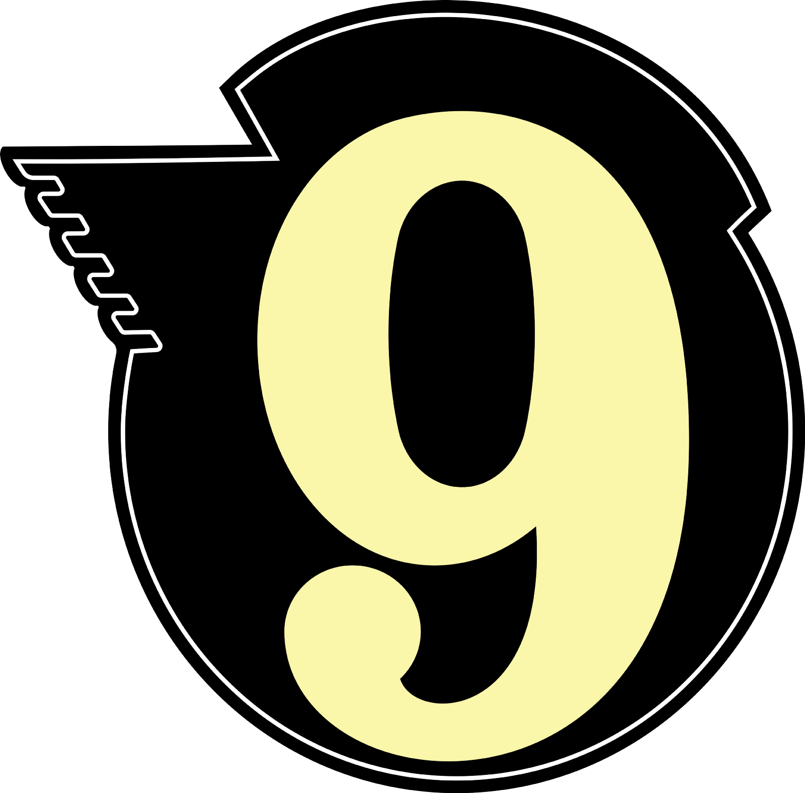 Download Black/white , Yellow/black - Circle Clipart (1600x1577), Png Download