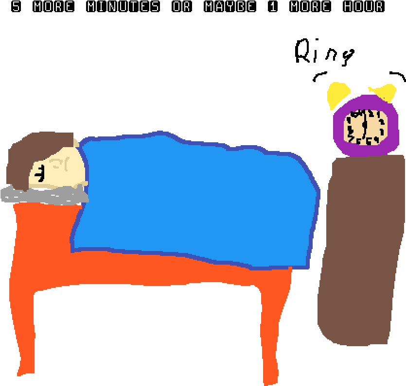 5 More Minutes - Futon Pad Clipart (1000x1000), Png Download