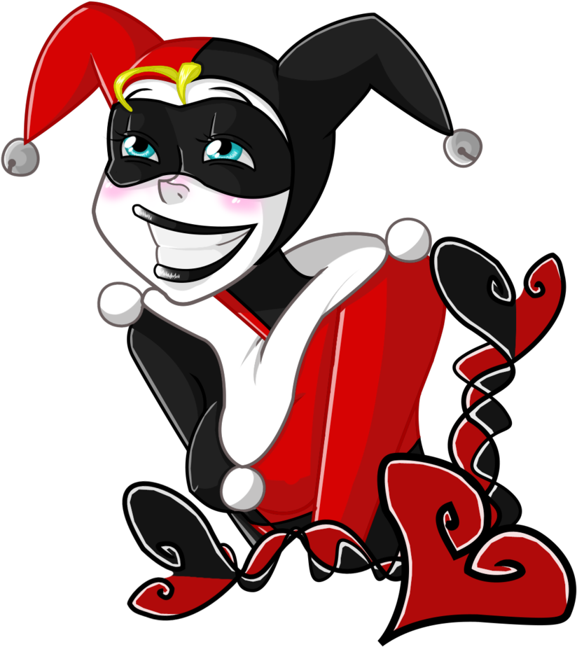 Joker Hearts Clipart (900x984), Png Download