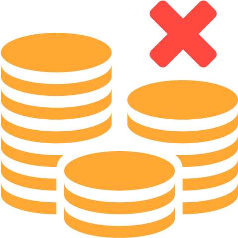 Eliminate Coins - Icon Clipart (1240x720), Png Download
