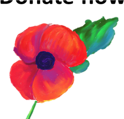 Poppy Clipart Poppy Appeal - Remembrance Day Poppy Painting - Png Download (640x480), Png Download