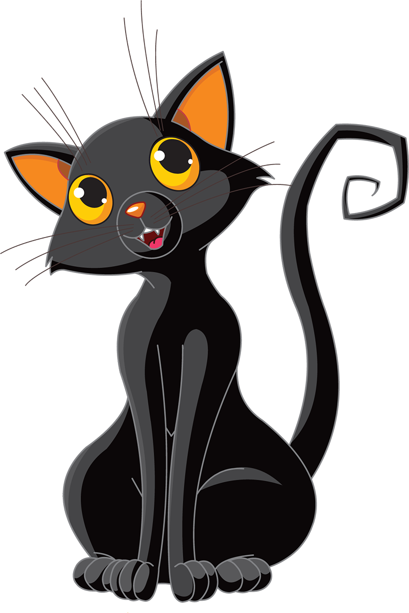 Blog De Gifs Y Imágenes Halloween Images, Happy Halloween, - Halloween Cat And Pumpkin Clipart (534x800), Png Download