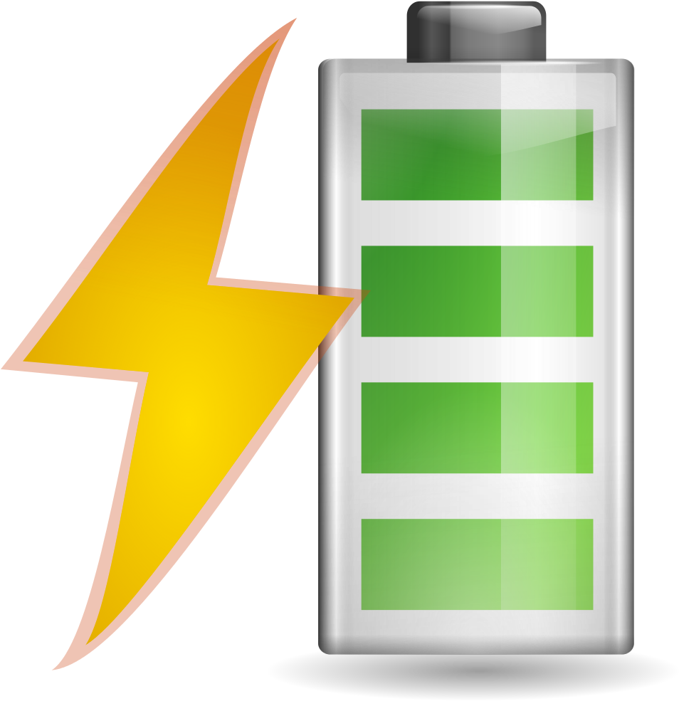 Oxygen480 Status Battery Charging - Battery Charging Clipart (1024x1024), Png Download