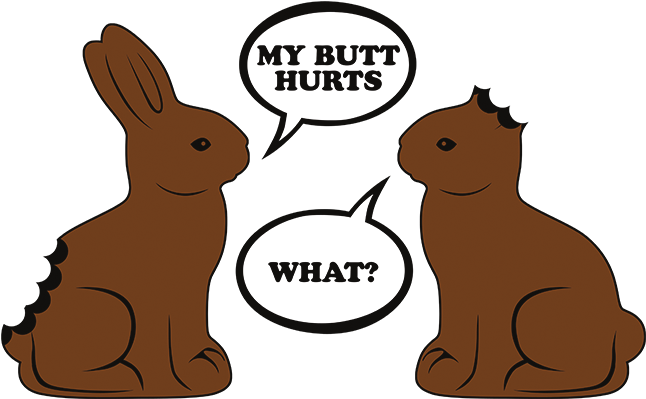 Chocolate Bunnies Talking - Archery Association Of India Clipart (675x675), Png Download