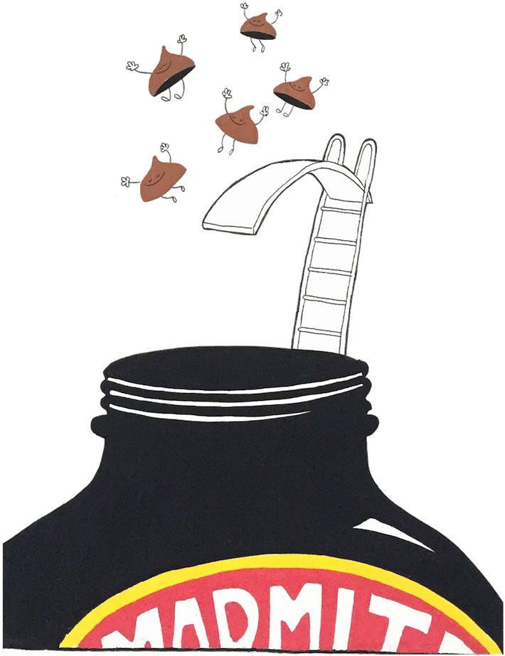 Chocolate & Marmite Clipart (835x926), Png Download