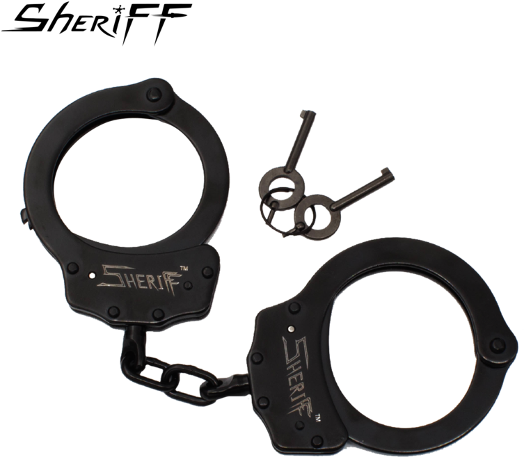 800 X 800 18 - Old School Handcuffs Transparent Clipart (800x800), Png Download