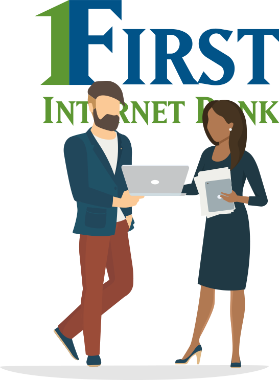 First Internet Bank Of Indiana Transparent Background - Cartoon Clipart (546x743), Png Download