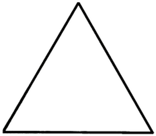 Nana Sticker - Triangle Svg Clipart (1024x1024), Png Download