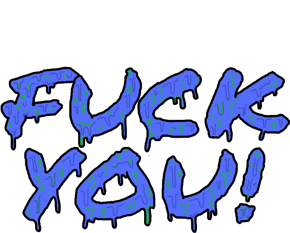 Fuck You Grimeart Grimeeffect Grimeartwork Freetoedit Clipart (1024x1024), Png Download