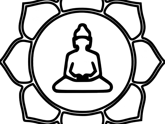 Buddha Clipart Cambodia - Easy Buddhism Drawings - Png Download (640x480), Png Download