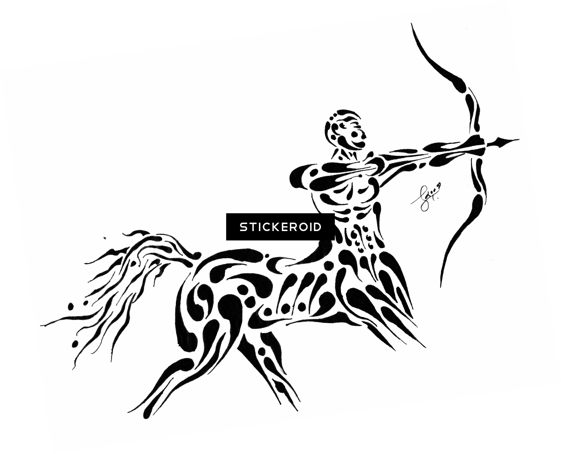 Sagittarius - Sagittarius Png Clipart (1858x1503), Png Download