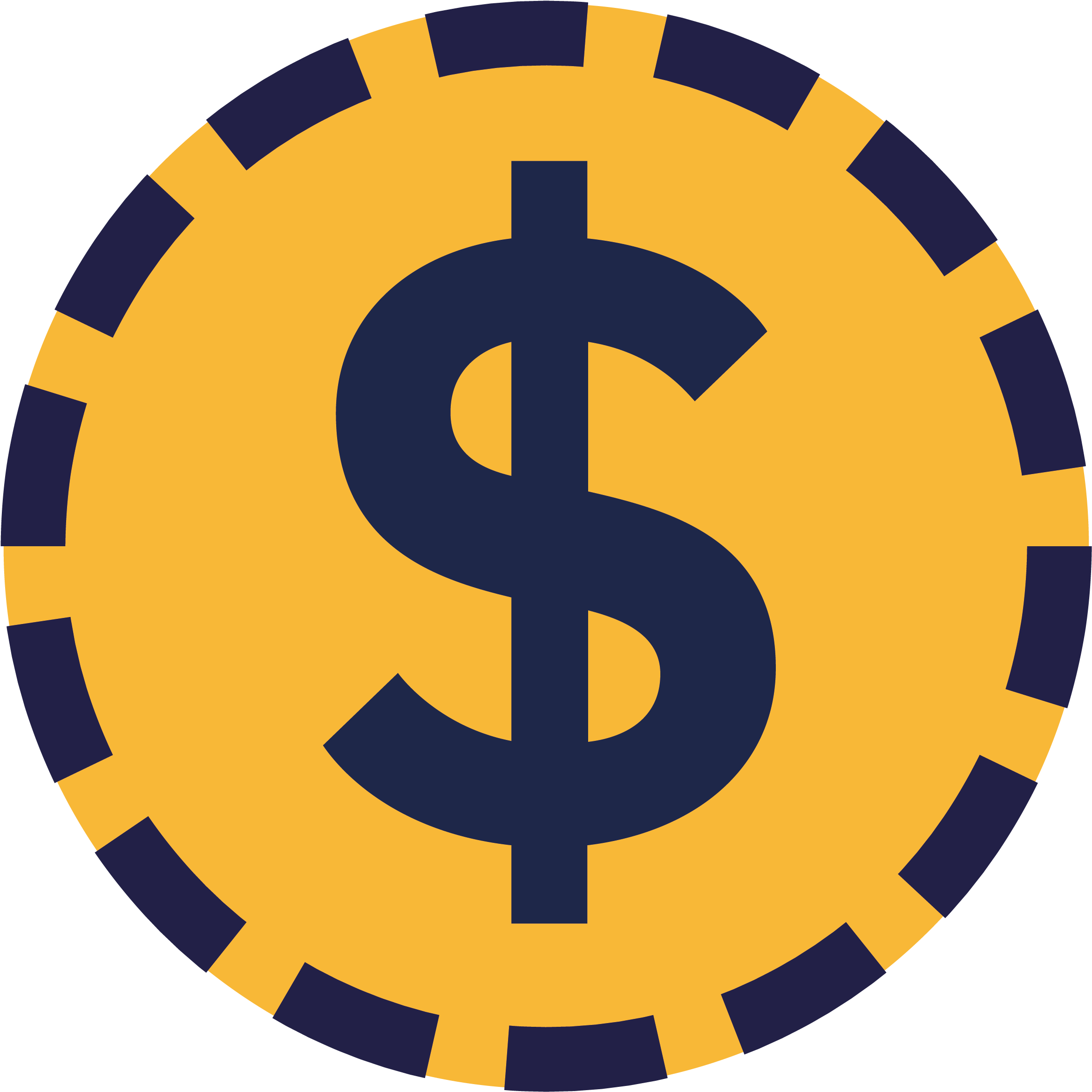 Wages - Simple Dollar Sign Icon Clipart (2400x2400), Png Download