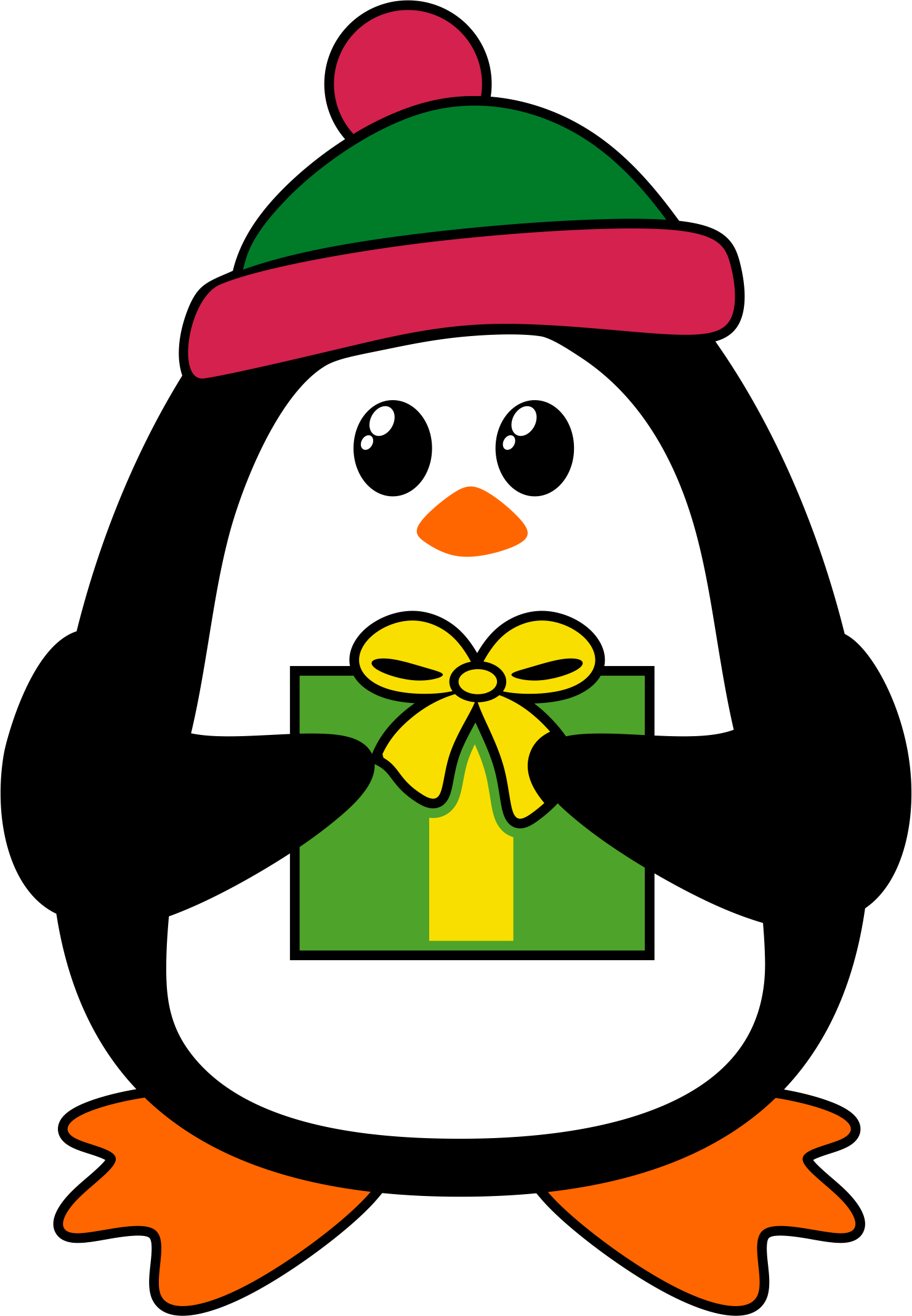 Acd Penguin2 Svg Cutting Tables, Cutting Board, Sewing - Cartoon Clipart (1481x2138), Png Download