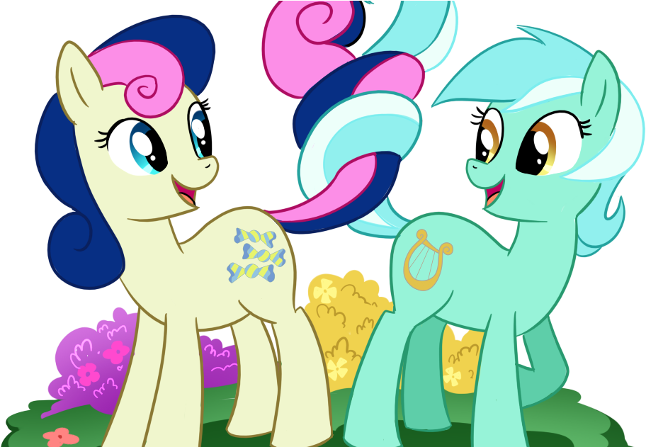 Arnold Schwarzenegger Spotlights - Lyra And Bon Bon Clipart (1000x630), Png Download