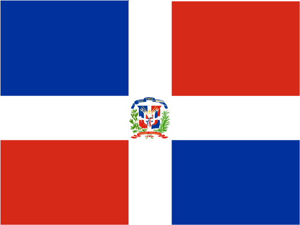 Dominican Republic Flag Png - Dominican Republic Flag Clipart (2400x1800), Png Download