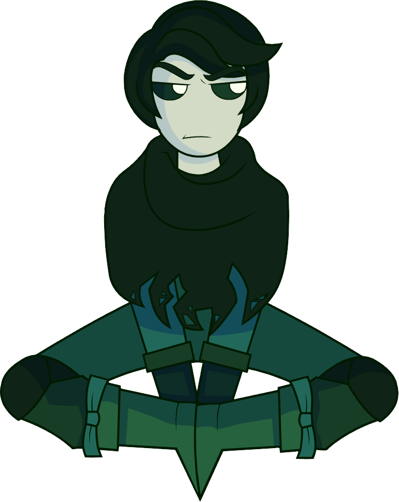 A Cartoony Transparent Possessed Lloyd I Made For My - Sitting Clipart (778x978), Png Download