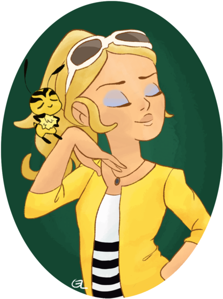 Chloé Bourgeois Queen Bee Clipart (500x615), Png Download