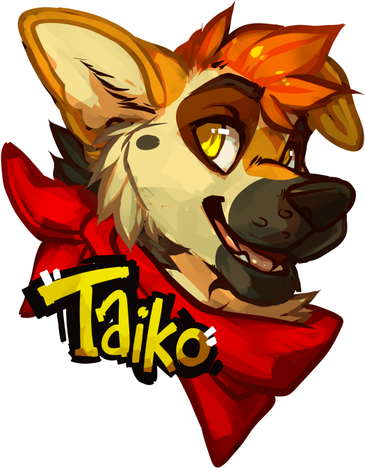 Taiko Badge - Cartoon Clipart (600x760), Png Download