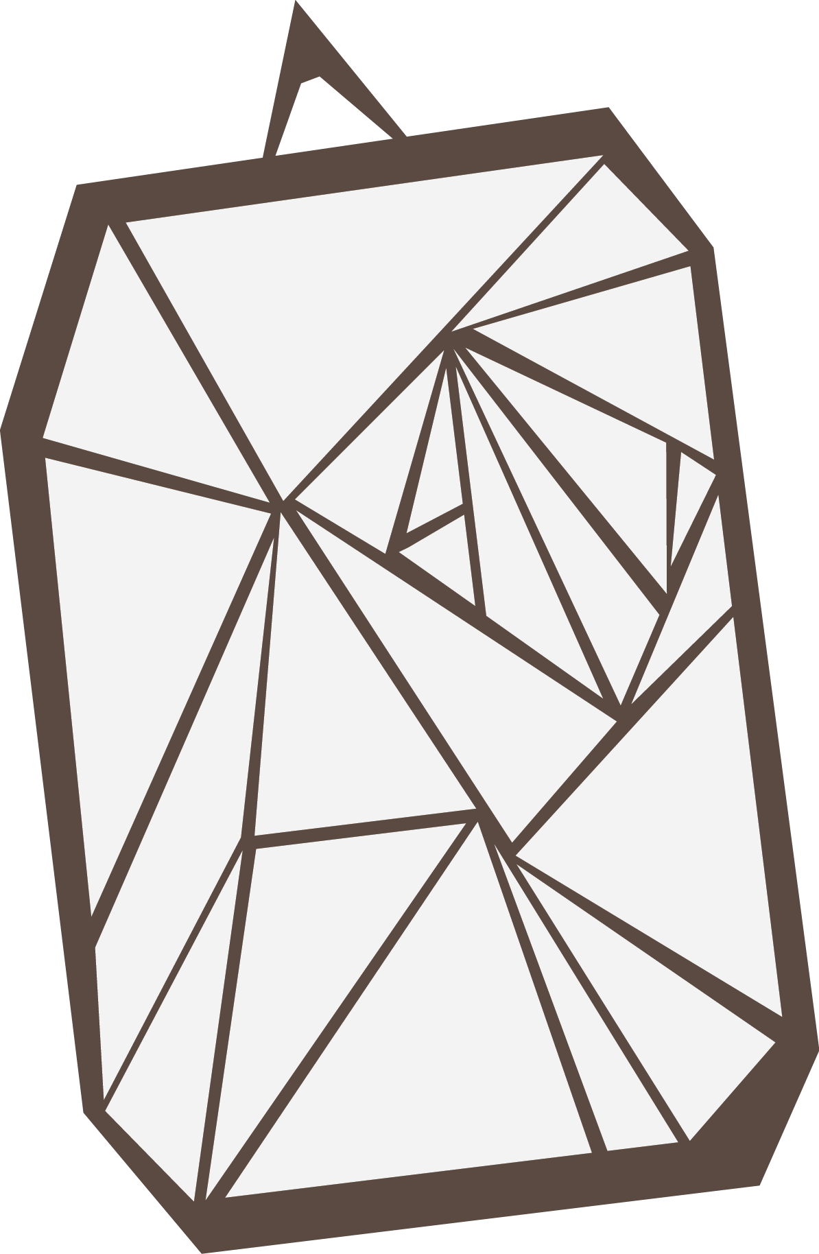 Triangle Clipart (1194x1828), Png Download