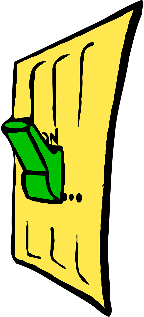 Cutout Vector Graphics,free - Light Switch Clip Art - Png Download (640x1280), Png Download