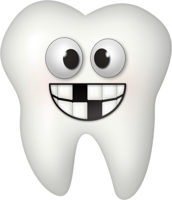 What Happened When A Man Fell In Love With A Grand - Tooth With Braces Clipart - Png Download (550x640), Png Download