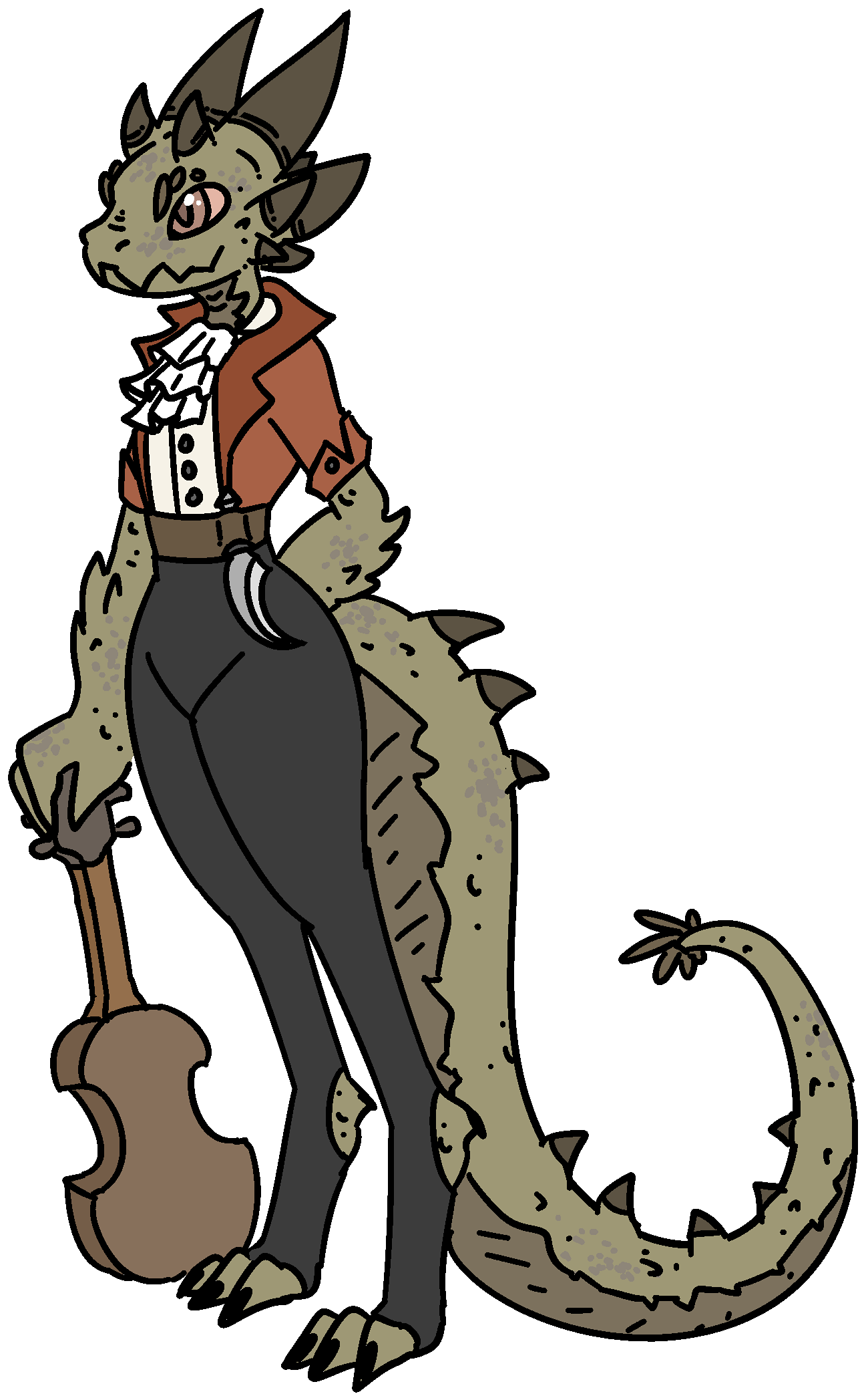 Author Comments - Cartoon Clipart (1297x2095), Png Download