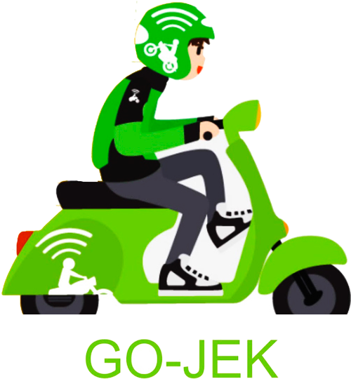 Go Jek Clipart (595x598), Png Download
