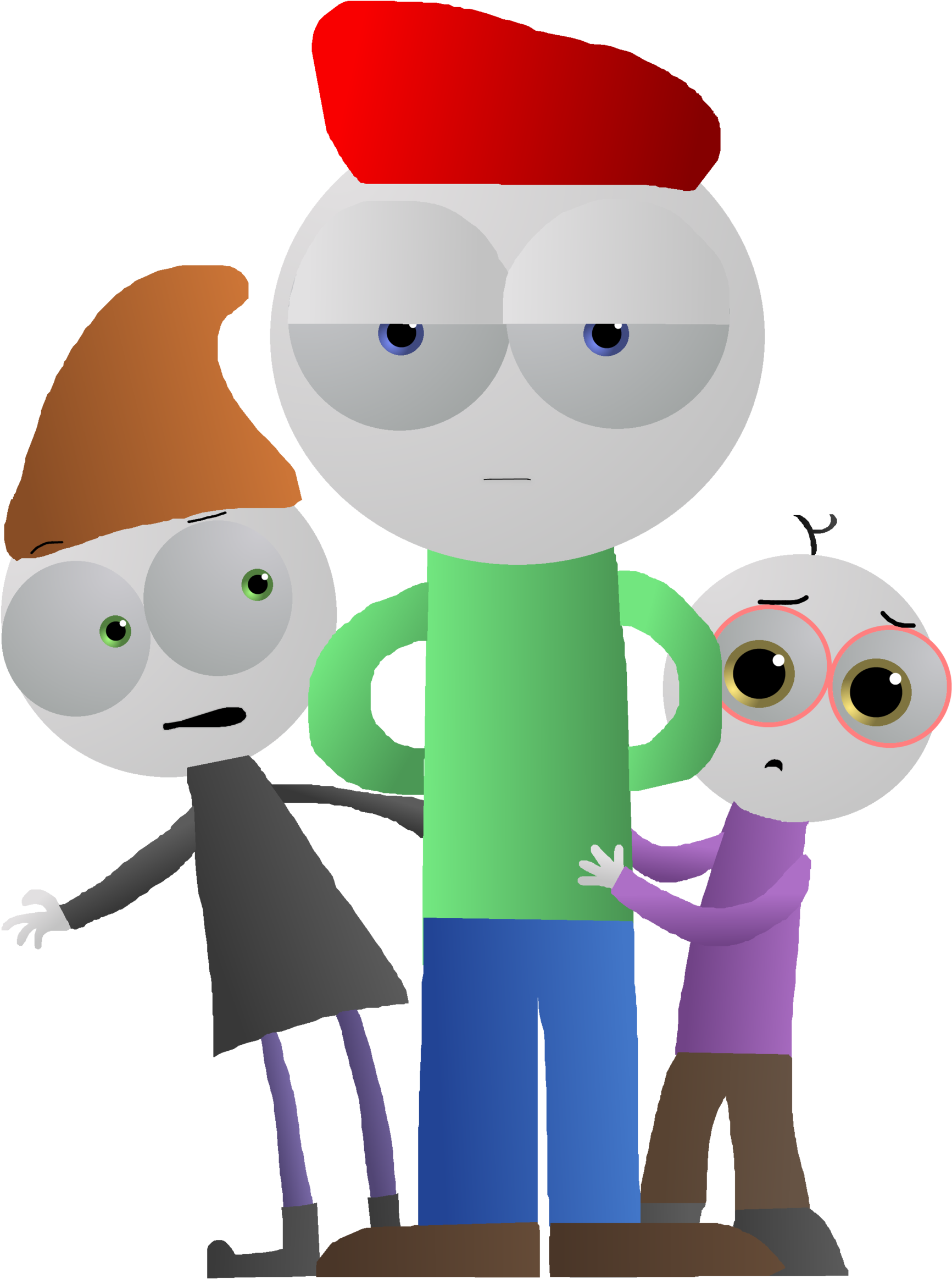 Wacky Pack And Lars - Cartoon Clipart (2000x2352), Png Download