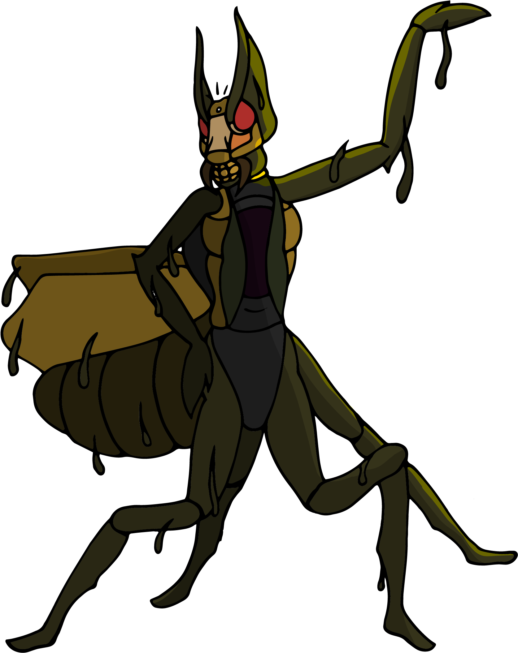 The Concept Behind Making This Villain Was Trying To - Cartoon Clipart (1718x2358), Png Download