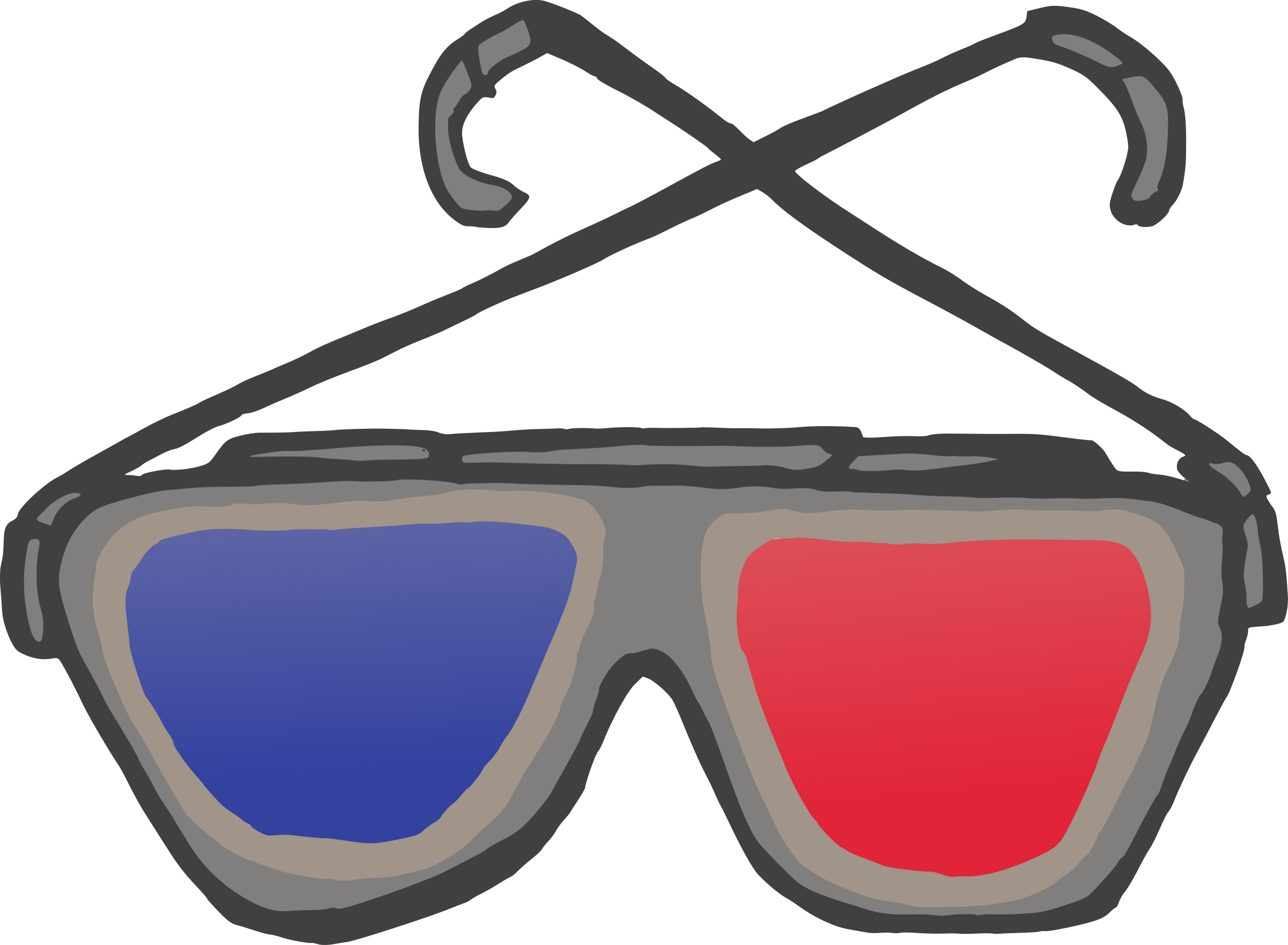Big Image - Goggles Clipart (2400x1761), Png Download