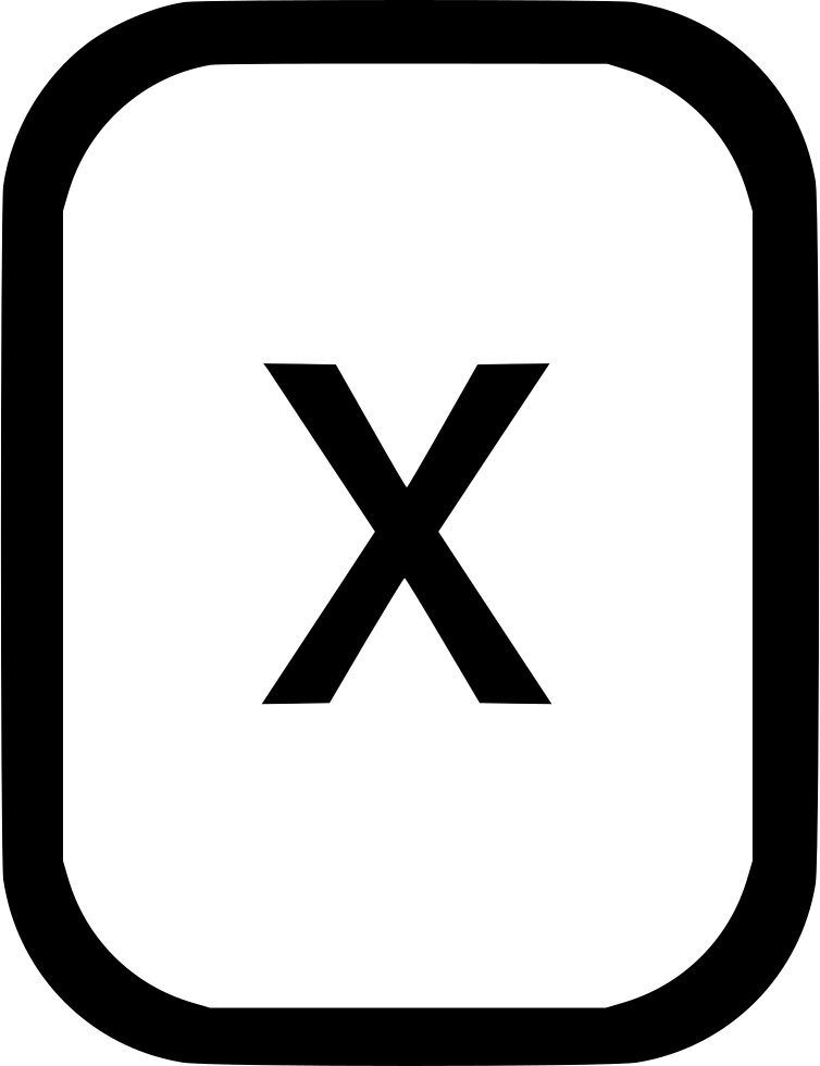 Lowcase Letter X Latin Alphabet Comments Clipart (754x980), Png Download