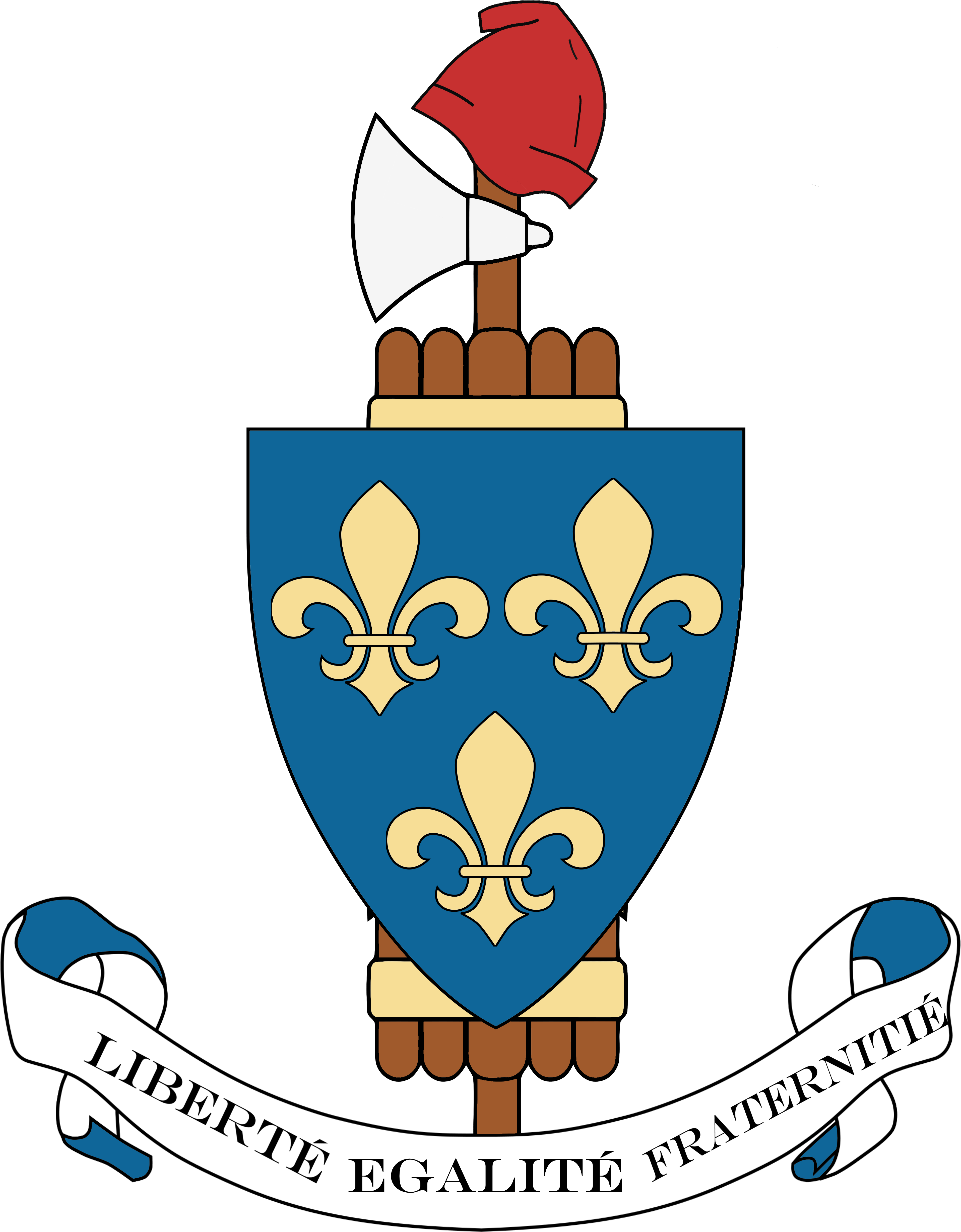 Redesignsarms For The French Republic - Infinite Clipart (4261x5053), Png Download