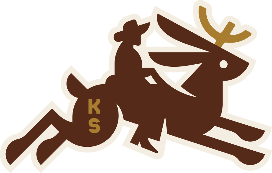 Jackalope Sticker - Illustration Clipart (900x573), Png Download