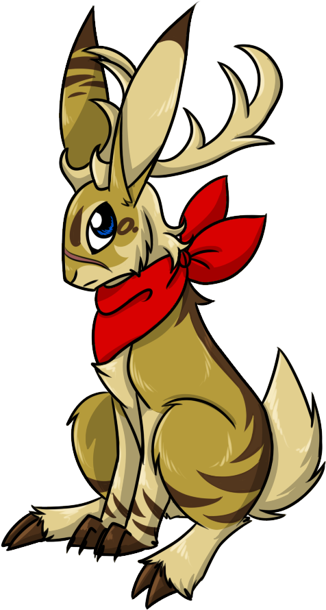 Tim Jackalope Re-drawn - Cartoon Clipart (600x900), Png Download