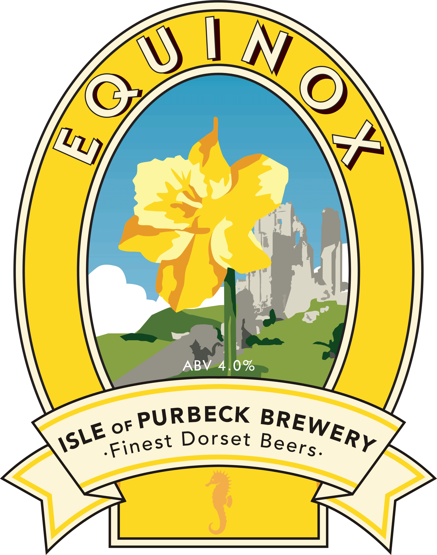 Isle Of Purbeck Brewery Equinox Pumpclip Png - Isle Of Purbeck Brew Pub Transparent Png (1707x2166), Png Download