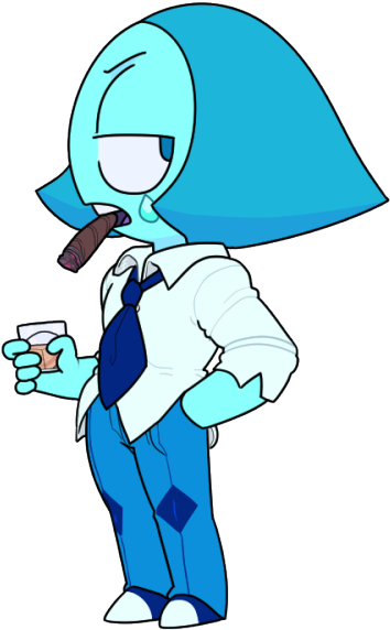 Clothing Vertebrate Fictional Character Clip Art - Aquamarine Steven Universe Comic - Png Download (500x667), Png Download